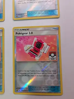 Pokegear 3.0 182A Set Of 4 trainer Pokemon Tcg - Image 5