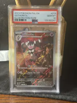 Gothorita #213/193 Illustration Rare Paldea Evolved PSA 10 Pokemon 2023 LOW POP - Image 1