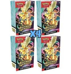 4x Pokemon TCG: Mega Evolution Ascended Heroes Booster Bundle Pokemon x4 - Image 1