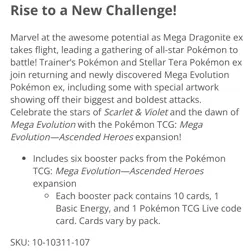 4x Pokemon TCG: Mega Evolution Ascended Heroes Booster Bundle Pokemon x4 - Image 5