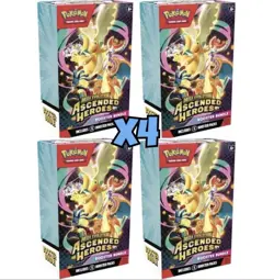 ✅Presale✅ 4x Pokemon TCG: Mega Evolution-Ascended Heroes Booster Bundle x4 - Image 1
