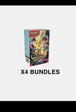 Pokemon TCG Mega Evolution Ascended Heroes Booster Bundle x4 | PRESALE - Image 1