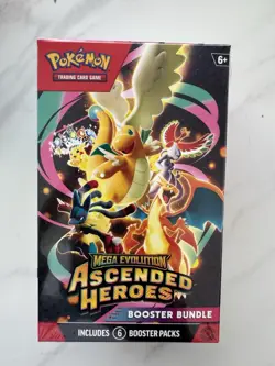 Pokemon TCG Mega Evolution Ascended Heroes Booster Bundle x4 -IN HAND, FAST SHIP - Image 2