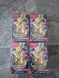 Pokemon TCG Mega Evolution Ascended Heroes Booster Bundle x4 | in hand - Image 1