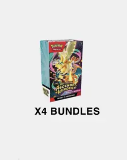 Pokemon TCG Mega Evolution Ascended Heroes Booster Bundle x4 | PRESALE - Image 1