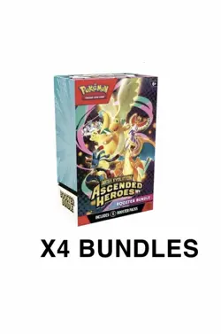 Pokemon TCG Mega Evolution Ascended Heroes Booster Bundle x4| PRESALE - Image 1