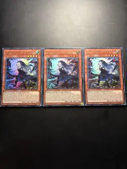 Yugioh! Playset - 3x Guiding Quem, the Virtuous Ultra Rare - RA04-EN043 1st Ed. - Image 1