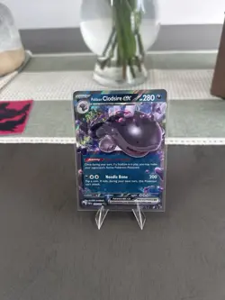 Pokemon TCG Paldean Clodsire EX Holo Card, Near Mint NM, Paldean Fates 059/091 - Image 1