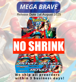 Mega Brave Booster Box M1L Pokemon Card Japanese New No shrink Unopened Box - Image 1
