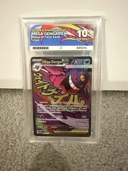 Mega Gengar Ex 269/217Ascended Heroes ACE 10(Perfect Subgrades) PokemonCard - Image 1
