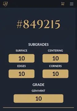 Mega Gengar Ex 269/217Ascended Heroes ACE 10(Perfect Subgrades) PokemonCard - Image 5