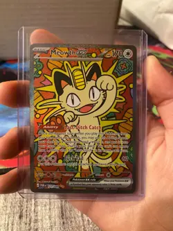 Meowth ex 121/088 Me03: Perfect Order Holo - Image 1