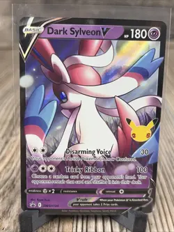 Pokemon Dark Sylveon V Celebrations Trading Card NM - Image 1
