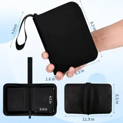 1 Pocket Toploader Binder 40 Pockets One Pocket Mini Trading Card Album,Diamo... - Image 2