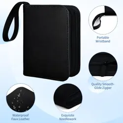 1 Pocket Toploader Binder 40 Pockets One Pocket Mini Trading Card Album,Diamo... - Image 3