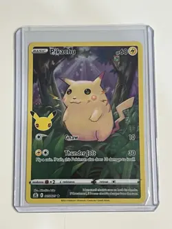 Pokemon Pikachu 005/025 Celebrations 25th Anniversary Card - Image 1