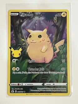 Pokemon Pikachu 005/025 Celebrations 25th Anniversary Card - Image 2