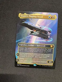 INSPIRIT, FLAGSHIP VESSEL (BORDERLESS) - Magic: The Gathering - NM/M - Image 1
