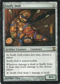 MTG: Time Spiral: Stuffy Doll: Lightly Played Condition - Image 1