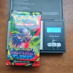 Pokemon Tcg Mega Evolution phantasmal flames Heavy 22.77g Booster Pack Sealed - Image 1