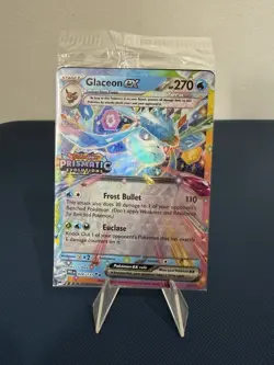 ⚡ Pokemon TCG - 026/131 Glaceon ex Stamped Promo SEALED - Prismatic Evolutions - Image 1