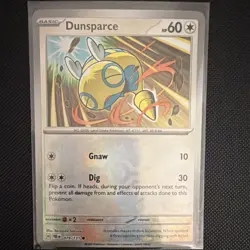 Pokemon Dunsparce Master Ball Pattern Holo 079/131 Sv: Prismatic Evolutions - Image 1
