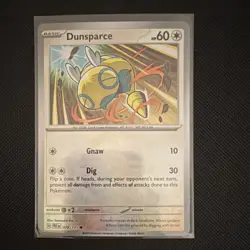Pokemon Dunsparce Master Ball Pattern Holo 079/131 Sv: Prismatic Evolutions 60 … - Image 1