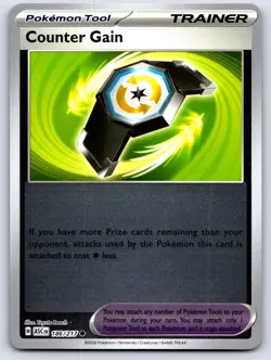 COUNTER GAIN 186/217 REVERSE HOLO ME: ASCENDED HEROES POKEMON NEAR MINT - Image 1
