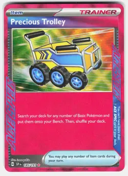 Precious Trolley 185/191 ACE SPEC Rare Surging Sparks Pokemon Near Mint - Image 2