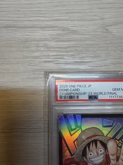 One Piece Card Game Luffy Don Card Championship 2024 World Final PSA 10 - Image 3