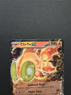 Pokemon TCG Chi-Yu Ex 040/193 Sv02: Paldea Evolved Double Rare Near Mint - Image 3