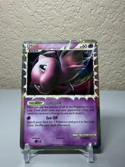 2010 Pokemon Triumphant MEW Prime #97 Ultra Rare Holo +++ - Image 1