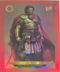 2024 Pieces Of The Past 'Villains Edition': Red Parallel Card (#49/50) ATG - Image 1