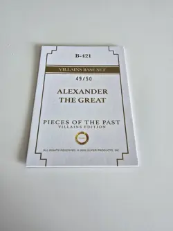 2024 Pieces Of The Past 'Villains Edition': Red Parallel Card (#49/50) ATG - Image 4