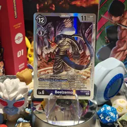 Beelzemon EX2-044 Digital Hazard (SR) Digimon Card - Image 1