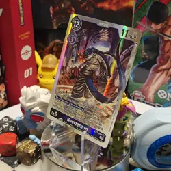 Beelzemon EX2-044 Digital Hazard (SR) Digimon Card - Image 2