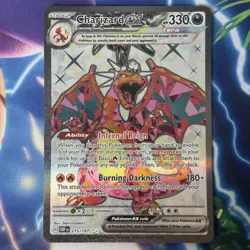 Pokemon Card | Charizard ex 215/197 Ultra Rare Obsidian Flames Full Art English - Image 1