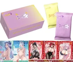 Senpai Goddess Haven Set 6 Waifu Cards | 18-Pack Booster Box | Sealed Anime TCG - Image 1