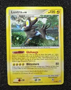 Pokemon Luxtra LV.48 HOLO - 7/130 - Diamant & Perl Base Set - Deutsch - NM - Image 2