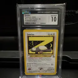 Snorlax Pokemon TCG Black Star Promo #49 CGC 10 Wizards of the Coast 2002 - Image 1