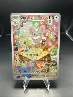 Pokemon TCG Cinccino 183/162 Illustration Rare Temporal Forces - Image 2