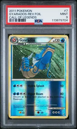 Pokemon Gyarados Reverse Holo #7 Call Of Legends PSA 9 Mint New Cert Low Pop 🔥 - Image 1