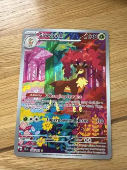 Pokemon Card Sawsbuck 166/162 S&V Temporal Forces Illustration Mint Condition - Image 1