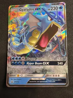 Gyarados GX SM212 Promo Sun & Moon Black Star Promo Pokemon Holo - Image 1