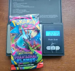 Pokemon Tcg Mega Evolution phantasmal flames Heavy 22.75g Booster Pack Sealed - Image 1