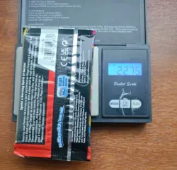 Pokemon Tcg Mega Evolution phantasmal flames Heavy 22.75g Booster Pack Sealed - Image 2