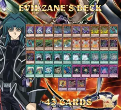 YuGiOh GX! Complete Evil Zane Truesdale Deck! Cyber Dragon + CyberDark D + Bonus - Image 1