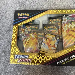 Pokemon TCG Crown Zenith Pikachu VMAX Special Collection Box New & Sealed! 820650851889 - Image 3
