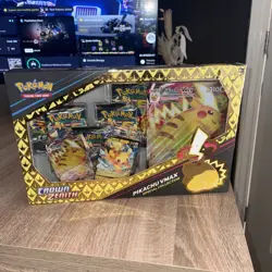 Pokemon TCG | Crown Zenith Pikachu VMAX Special Collection Box | New & Sealed - Image 1
