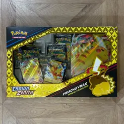 Pokemon TCG Crown Zenith Pikachu VMAX Special Collection Box | Sealed 820650851889 - Image 1